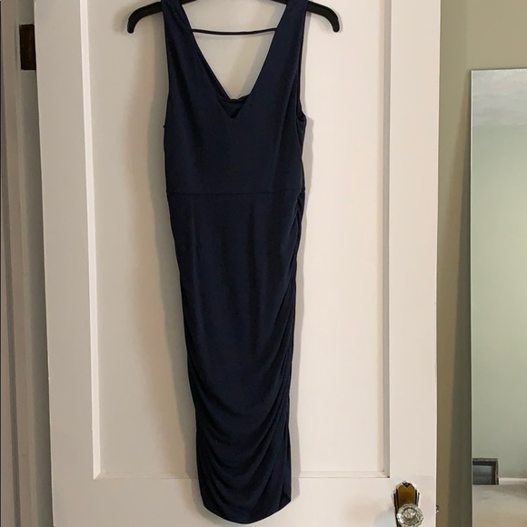 Kut From the Kloth Ruched Knit Dress Sz 4 - Picture 3 of 6